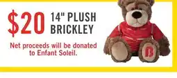The Brick 14 PLUSH BRICKLEY offer