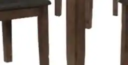 The Brick Talia 7pc Dining Set with Table & 6 Chairs, 60-78W Extension - Grey/Brown offer