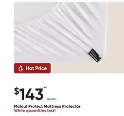 Dormez Vous Malouf Protect Mattress Protector offer