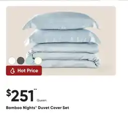 Dormez Vous Bamboo Nights Duvet Cover Set offer