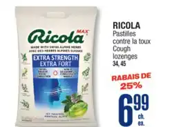 Jean Coutu RICOLA Cough lozenges offer