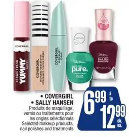 Jean Coutu COVERGIRL, SALLY HANSEN Selected makeup products nail polishes and treatments offer
