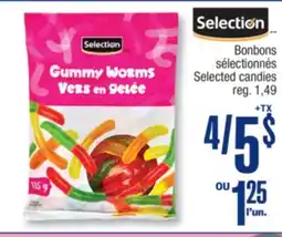 Jean Coutu SELECTION Selected candies offer