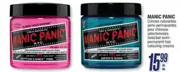 Jean Coutu MANIC PANIC Selected semi-permanent hair colouring creams offer