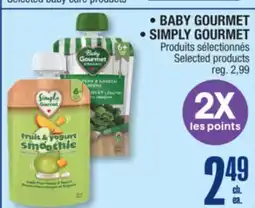 Jean Coutu BABY GOURMET, SIMPLY GOURMET Selected products offer