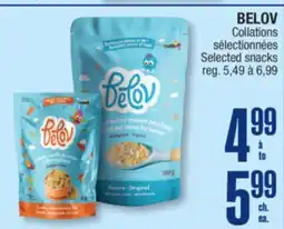 Jean Coutu BELOV Selected snacks offer