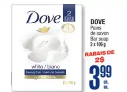Jean Coutu DOVE Bar soap offer