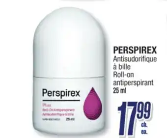 Jean Coutu PERSPIREX Roll-on antiperspirant offer