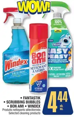 Jean Coutu FANTASTIK, SCRUBBING BUBBLES, BON AMI, WINDEX Selected cleaning products offer