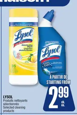 Jean Coutu LYSOL Selected cleaning products offer