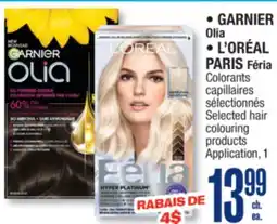 Jean Coutu GARNIER Olia, L'ORÉAL PARIS Féria Selected hair colouring products offer