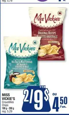 Jean Coutu MISS VICKIE'S Chips offer