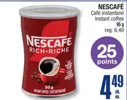 Jean Coutu NESCAFÉ Instant coffee offer