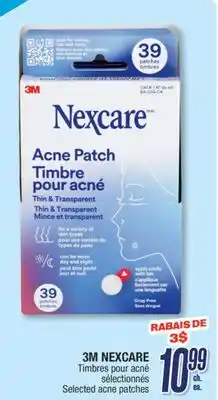 Jean Coutu 3M NEXCARE Selected acne patches offer