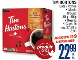 Jean Coutu TIM HORTONS Coffee offer