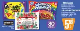 Jean Coutu • MAYNARDS Candies Selected sizes • RAINBOW CHEWIES Candies offer