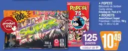 Jean Coutu POPEYE, ROCKETS Selected products offer