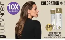 Jean Coutu LUC VINCENT COLORATION PROFESSIONAL COLOR CREAM offer