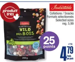 Jean Coutu IRRESISTIBLE Snacks Selected sizes offer