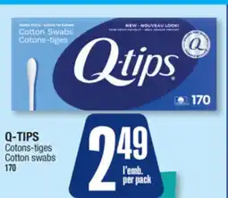 Jean Coutu Q-TIPS Cotton swabs offer