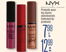 Jean Coutu NYX Selected lip products offer