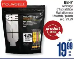 Jean Coutu BEHY Hydration mix offer