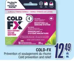 Jean Coutu COLD-FX Cold prevention and relief offer