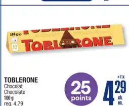 Jean Coutu TOBLERONE Chocolate offer