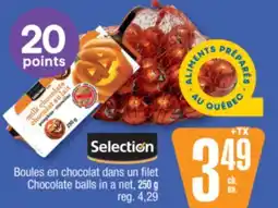 Jean Coutu SELECTION Chocolate balls in a net offer