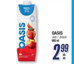 Jean Coutu OASIS Juice offer