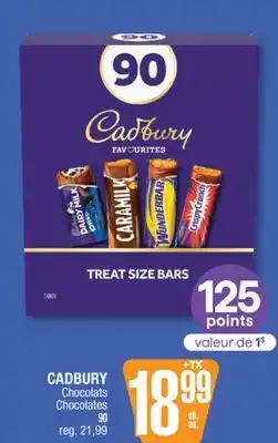 Jean Coutu CADBURY Chocolates offer