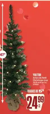 Jean Coutu YULETIDE Christmas tree offer