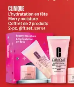 Jean Coutu CLINIQUE L'hydratation en fête Merry moisture offer