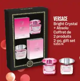 Jean Coutu VERSACE Bright Crystal + Absolu offer