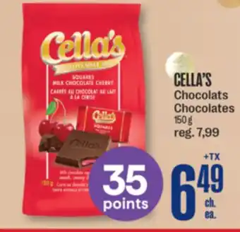 Jean Coutu CELLA'S Chocolates offer