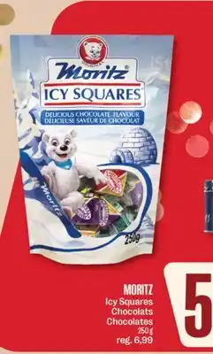 Jean Coutu MORITZ Icy Squares Chocolates offer