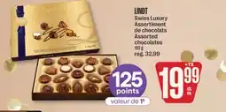 Jean Coutu LINDT Swiss Luxury Assorted chocolates offer