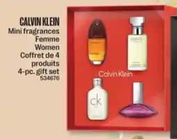 Jean Coutu CALVIN KLEIN Mini fragrances Femme Women offer