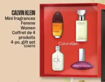 Jean Coutu CALVIN KLEIN Mini fragrances Femme Women offer