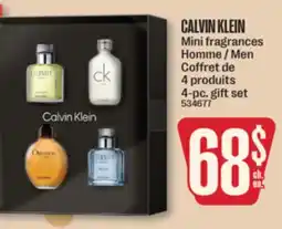 Jean Coutu CALVIN KLEIN Mini fragrances Homme 4-pc. gift set offer