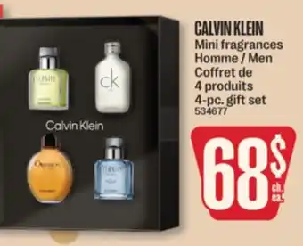 Jean Coutu CALVIN KLEIN Mini fragrances Homme 4-pc. gift set offer