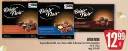Jean Coutu DÉSIR NOIR Assorted chocolates offer