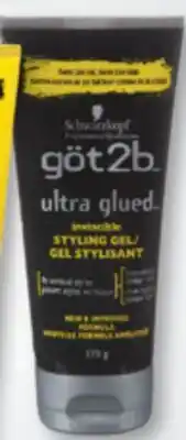 Familiprix göt2b Selected hair products offer