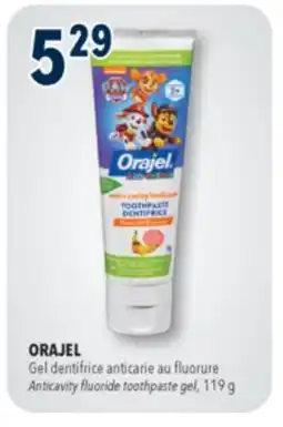 Familiprix ORAJEL, /Anticavity fluoride toothpaste gel, 119 g offer