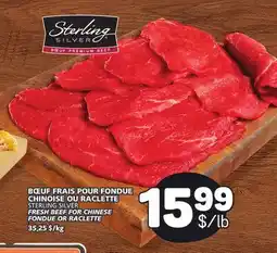 Marché Bonichoix STERLING SILVER FRESH BEEF FOR CHINESE FONDUE OR RACLETTE offer