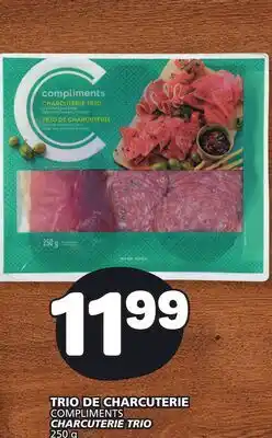 Marché Bonichoix COMPLIMENTS CHARCUTERIE TRIO offer