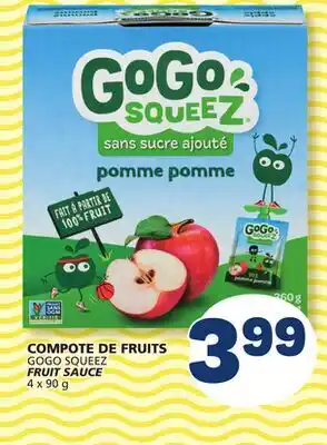 Marché Bonichoix GOGO SQUEEZ FRUIT SAUCE offer