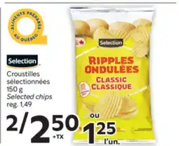 Brunet SELECTION Croustilles sélectionnées offer