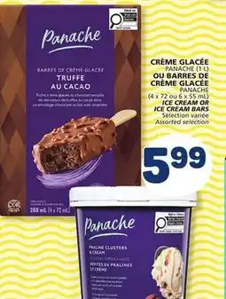 Marché Bonichoix PANACHE (1 L) ICE CREAM OR PANACHE (4 x 72 or 6 x 55 mL) ICE CREAM BARS offer