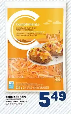 Marché Bonichoix COMPLIMENTS SHREDDED CHEESE offer